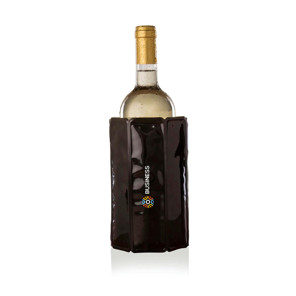 Wine Cooler Sleeve Black Weinkühler Werbeartikel