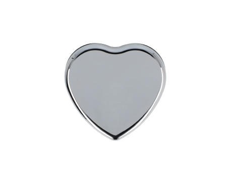 Product image Lippenbalsam in Flacher metallischer Herzformdose Werbeartikel