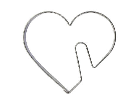 Tassenbackförmchen im Organzabeutel - Tassen-Herz Werbeartikel