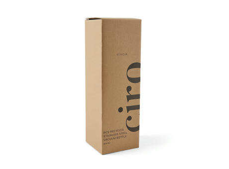 VINGA Ciro RCS recycelte Vakuumflasche 800ml Werbeartikel