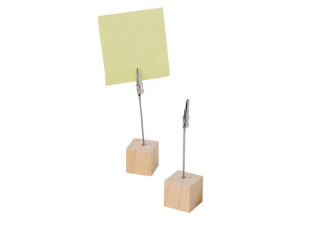 Product image Klammerhalter aus Holz Malia Werbeartikel
