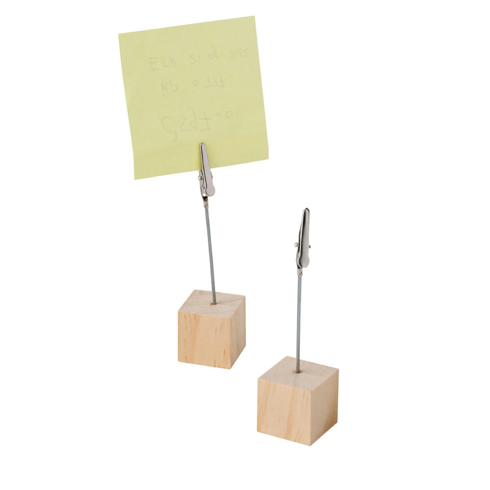 Product image Klammerhalter aus Holz Malia Werbeartikel