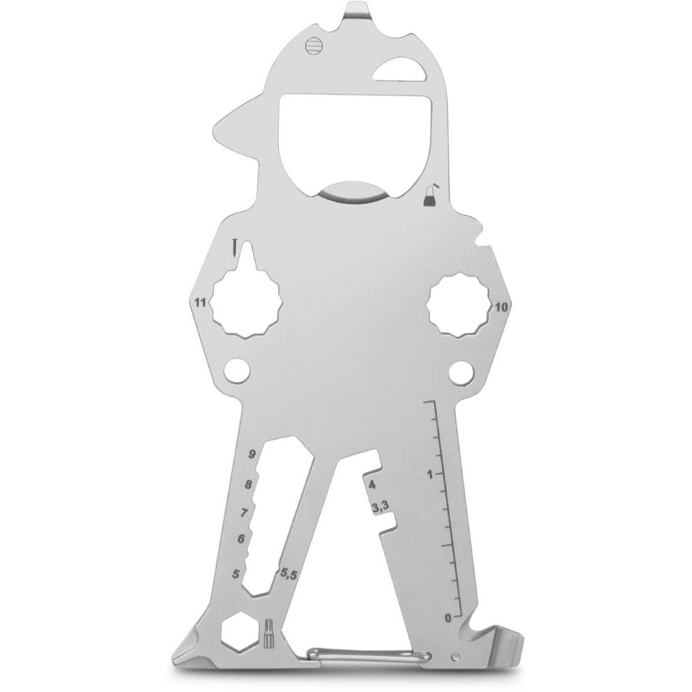 RICHARTZ Key tool bob XXL: großes Multitool in Figurform mit Schraubenschlüsseln und Lineal – Werbeartikel mit Logo