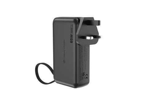 Urban Vitamin Eureka RCS recyceltes 65W-Hybrid-Ladegerät bedrucken