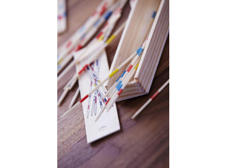 Mikadospiel in Holzbox Cas Werbeartikel