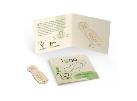 Einkaufswagen-Chip Branch (FSC® zertifiziert) bedrucken