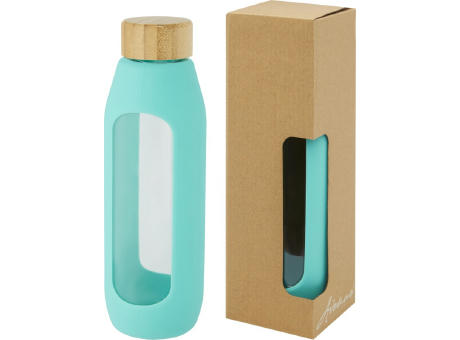 Product image Tidan 600 ml Flasche aus Borosilikatglas mit Silikongriff bedrucken