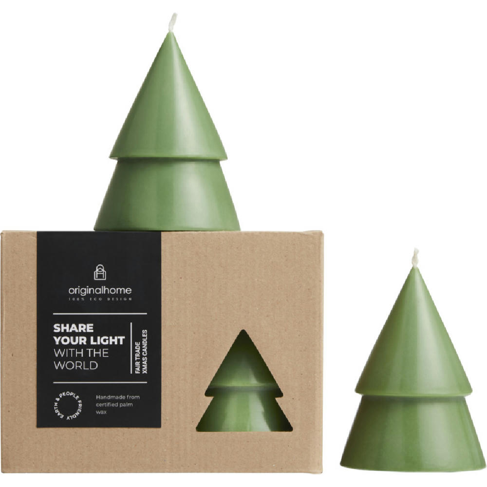 Originalhome Weihnachtsbaum Kerze M, 2er Set Werbeartikel