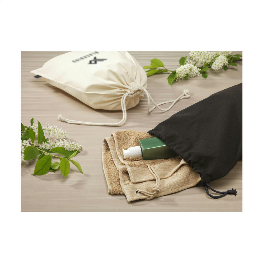 Gift Pouch Naturel GRS Recycled Cotton (150 g/m²) L Werbeartikel