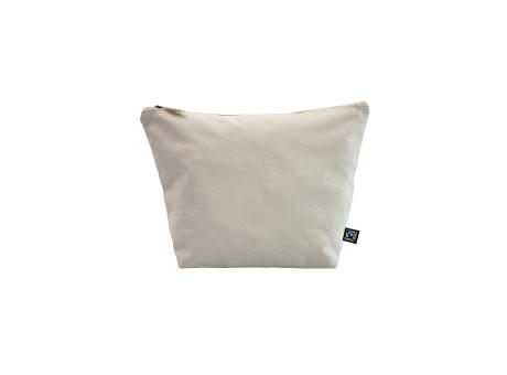 Product image Fairtrade Kosmetiktasche Kylie nature bedrucken