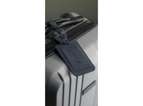 Recycled Leather Luggage Tag Gepäckanhänger Werbeartikel
