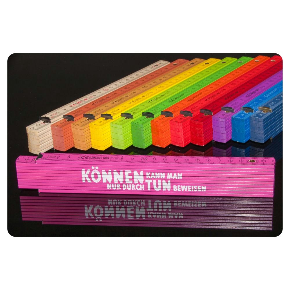 Holz-Gliedermaßstab Werbeartikel