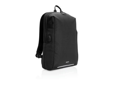 Swiss Peak AWARE™ RFID und USB A-Laptop-Rucksack bedrucken