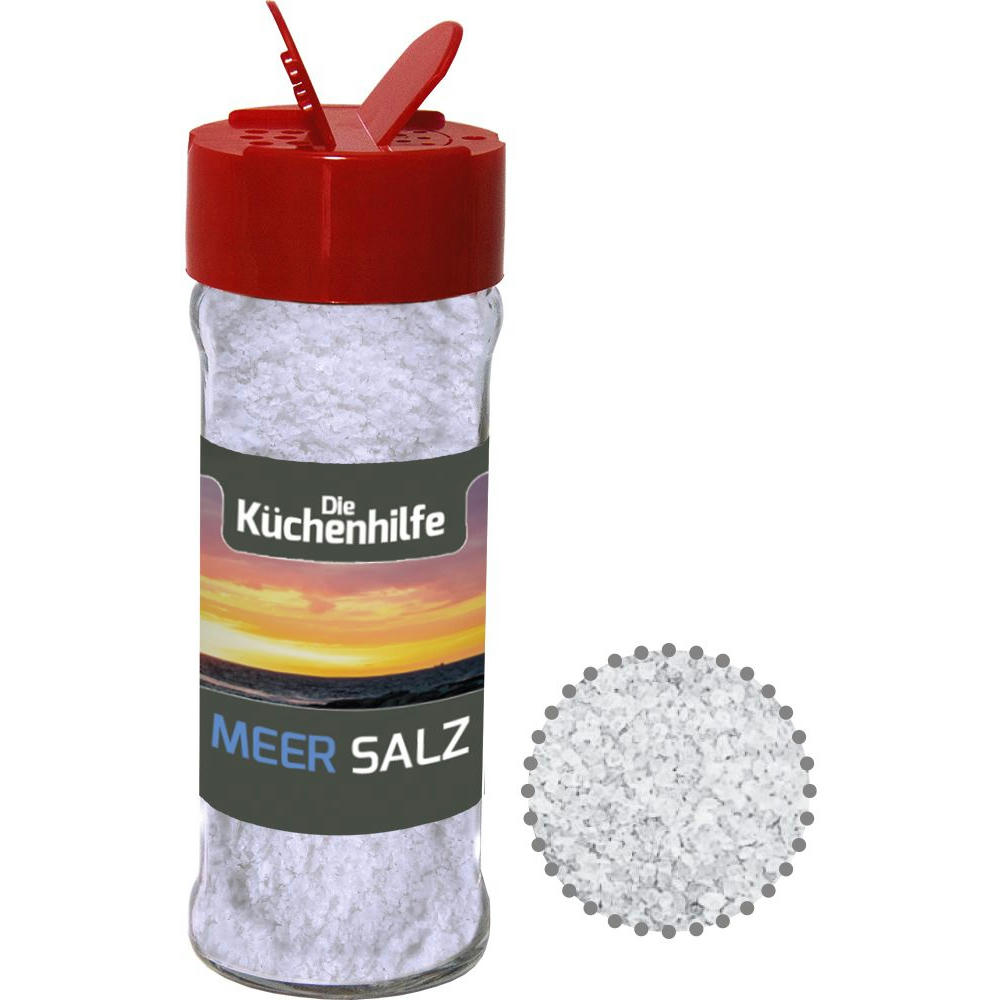 Product image Meersalz, ca. 80g, Glas mit Streuaufsatz Werbeartikel