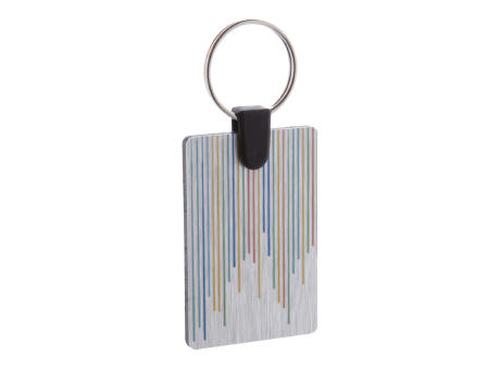Schlüsselanhänger (rechteckig) Aluudy D bedrucken