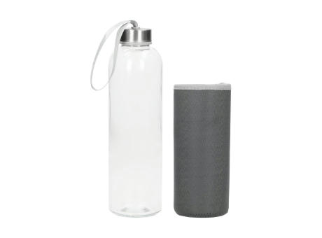Product image Glasflasche mit Hülle "Pure", 0,7l bedrucken