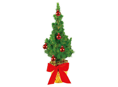 Product image Festliches Bäumchen rot 20-30 cm Werbeartikel
