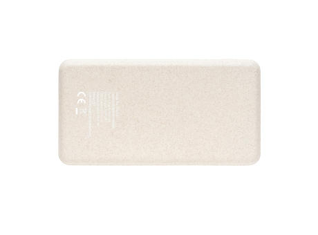 Kork und Weizen 8.000 mAh Wireless Powerbank bedrucken