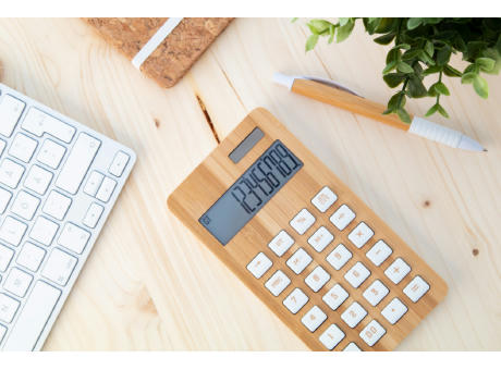 Bambus-Taschenrechner BooCalc bedrucken
