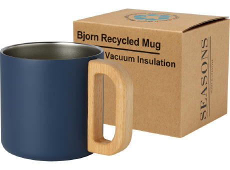 Product image Bjorn RCS-zertifizierter Becher aus recyceltem Edelstahl mit Kupfer-Vakuumisolierung, 360 ml bedrucken