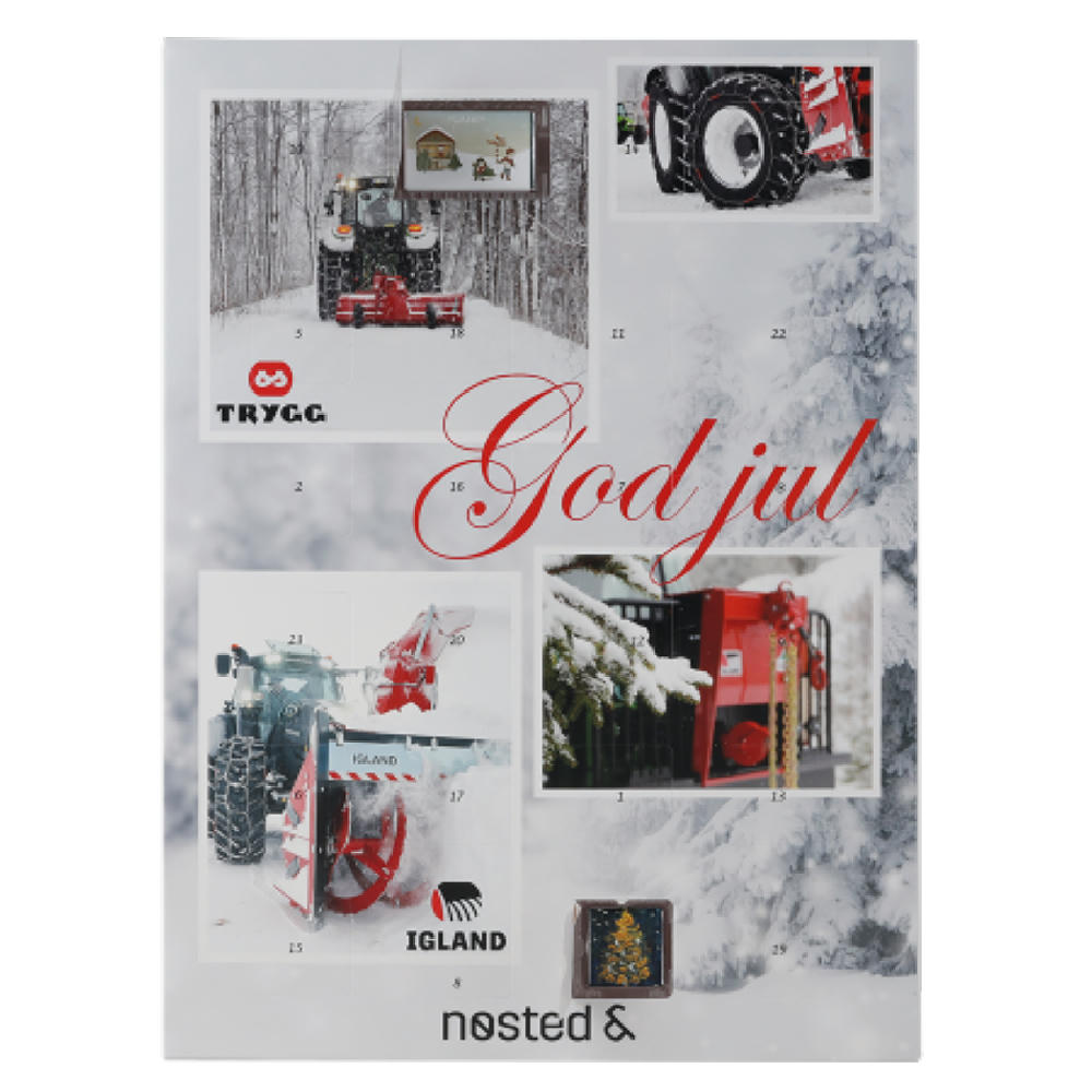Product image Adventskalender A3 bis 4c Druck + Schokolade mit bedruckter Banderole Werbeartikel