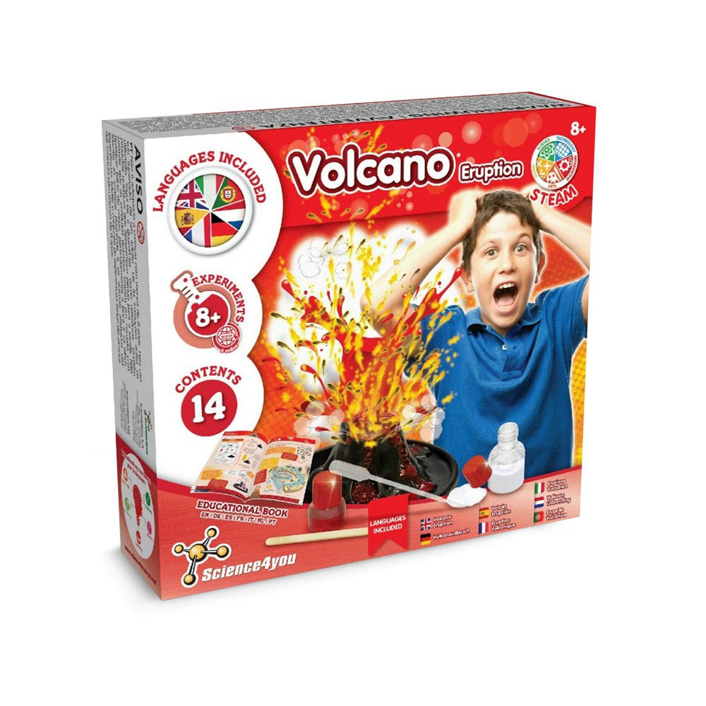 VOLCANIC ERUPTION GAME. Lernspiel für Kinder Werbeartikel