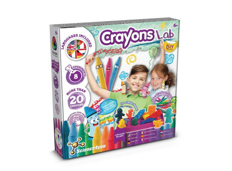 Crayon Factory Kit III. Lernspiel lieferung inklusive einer kraftpapiertasche (100 g/m²) Werbeartikel