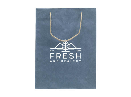 Leaf It Bag recycelt mit Jeansfasern (180 g/m²) L bedrucken