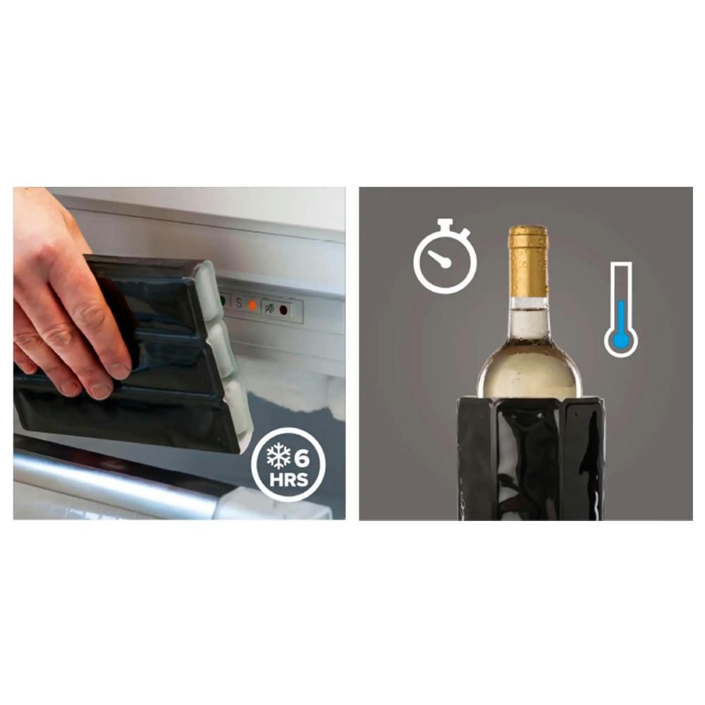 Wine Cooler Sleeve Black Weinkühler Werbeartikel