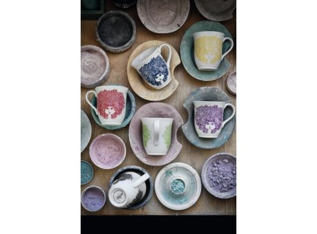 Björn Wiinblad Isoliertasse Rosalinde schwarz 35cl bedrucken