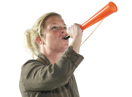 Fussball-Horn Bruce Werbeartikel