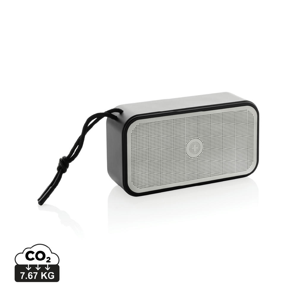 Product image Swiss Peak 10W Basslautsprecher aus recyceltem Aluminium Werbeartikel