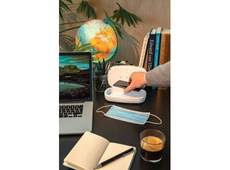 UV-C Sterilisations-Box mit 5W Wireless Charger Werbeartikel