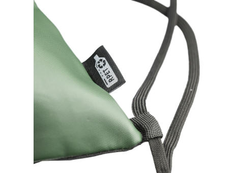 rPET Polyester (600D) Rucksack mit Kordelzug Auri Werbeartikel