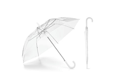NICHOLAS. Transparenter POE-Regenschirm mit automatischer Öffnung Werbeartikel