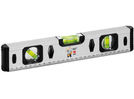 Aluminium-Wasserwaage "Profi Level 300 grau" Werbeartikel