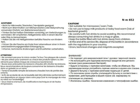 TRIO Edelstahl- Vakuumflasche 500 ml Werbeartikel