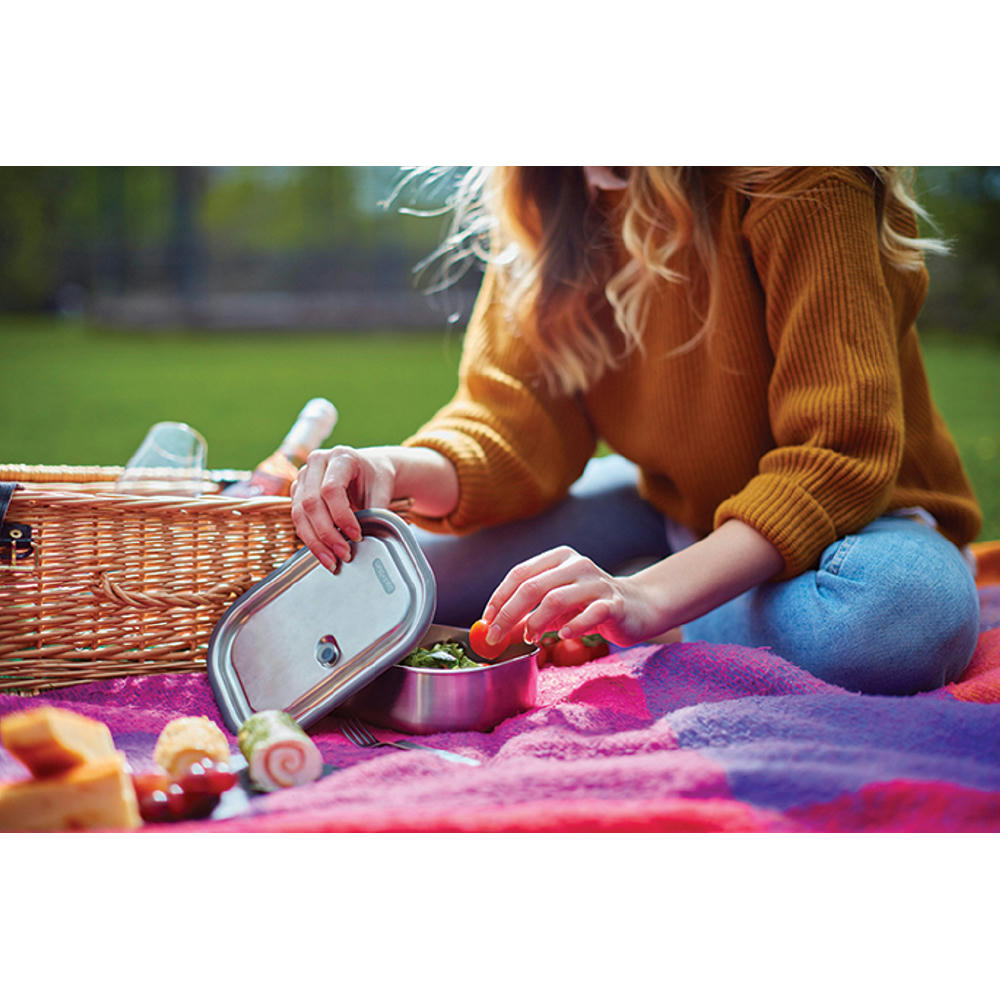 Black+Blum Stainless Steel Lunch Box groß Werbeartikel