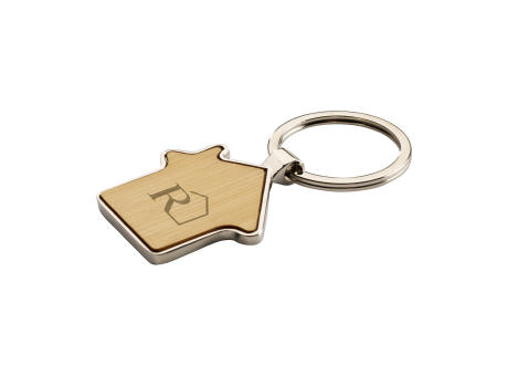 Casa Bambus Schlüsselanhänger bedrucken