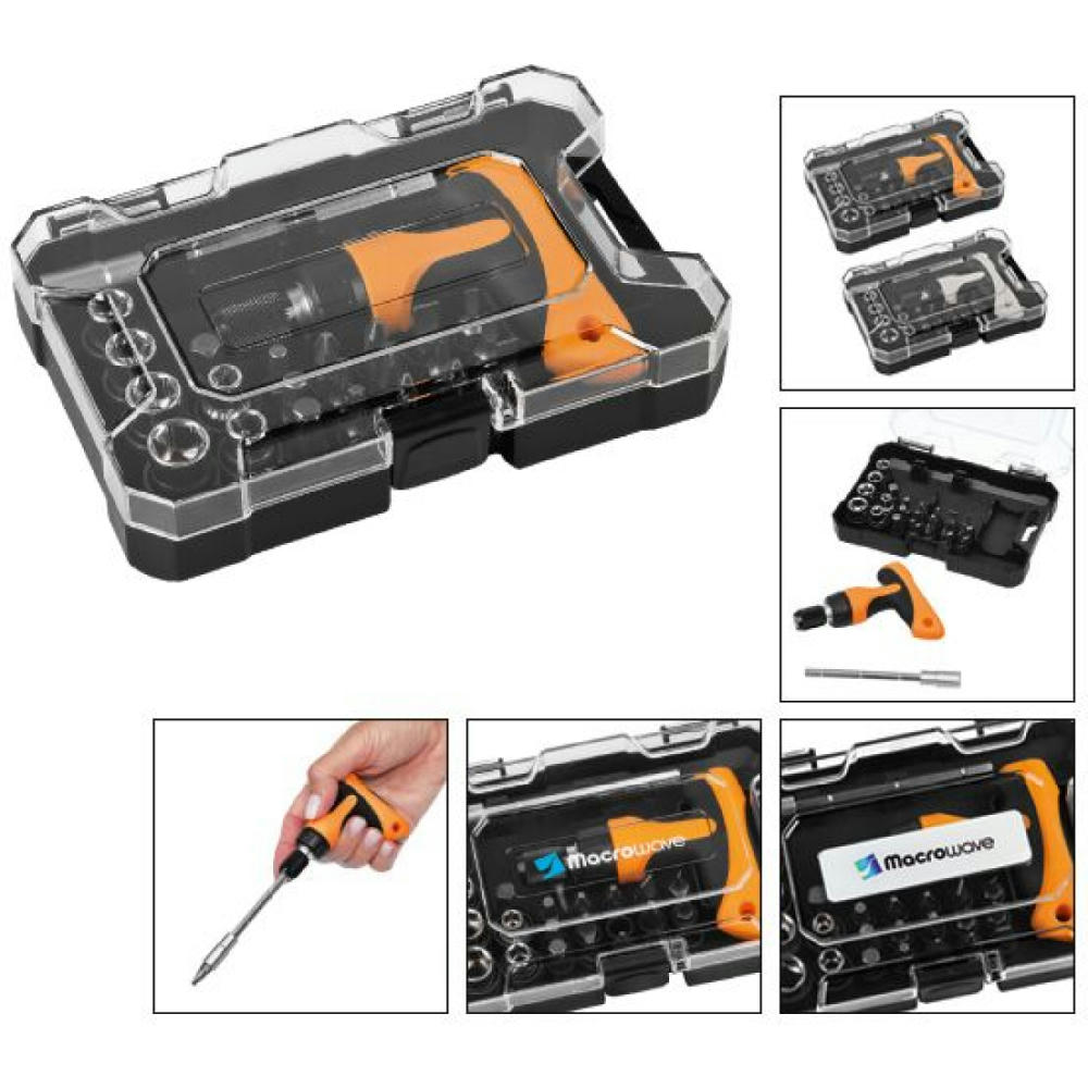 Product image Bit-Set "Forte T-Driver 24 HC orange" Werbeartikel