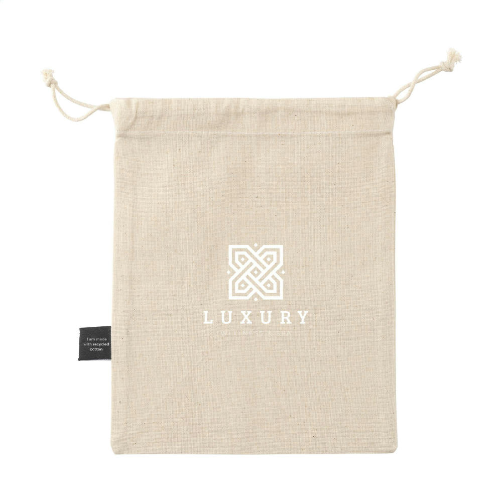 Gift Pouch Naturel GRS Recycled Cotton (150 g/m²) S Werbeartikel
