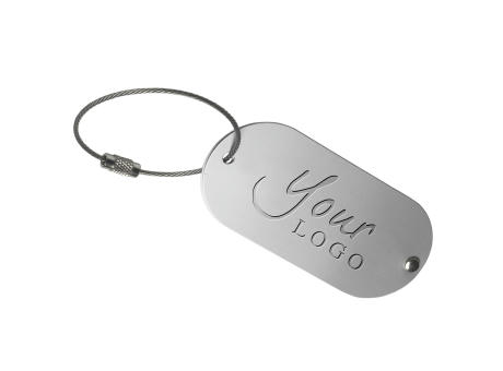 Kofferanhänger aus Metall Isa Werbeartikel