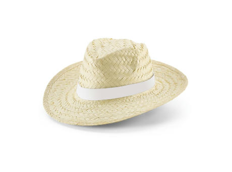 Product image EDWARD RIB. Natur Strohhut mit sublimations Band Werbeartikel