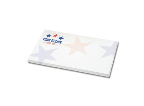 25 Blatt Haftnotizen, 125x72mm, full-colour bedrucken