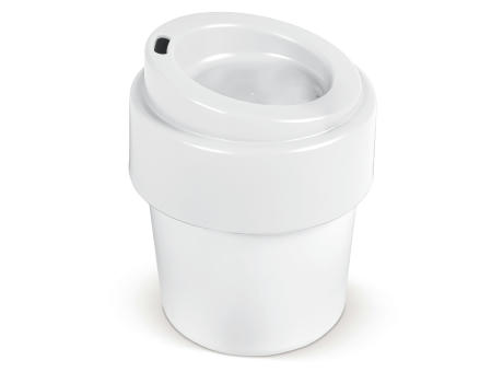 Product image Heiß-aber-cool Kaffeebecher mit Deckel 240ml bedrucken