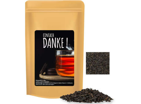 Product image Schwarztee, ca. 40g, Standbeutel Midi Werbeartikel