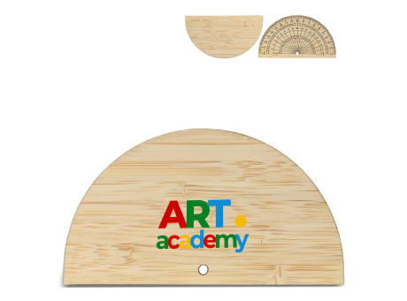 Winkelmesser aus Bambus bedrucken