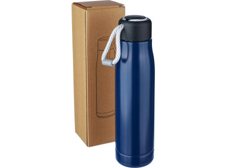 Doppelwandige Trinkflasche aus recyceltem Edelstahl (500 ml) Solene Werbeartikel
