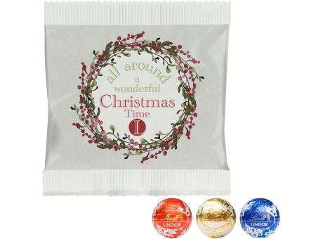Product image 3er Lindor Pralinés im Papiertütchen Werbeartikel