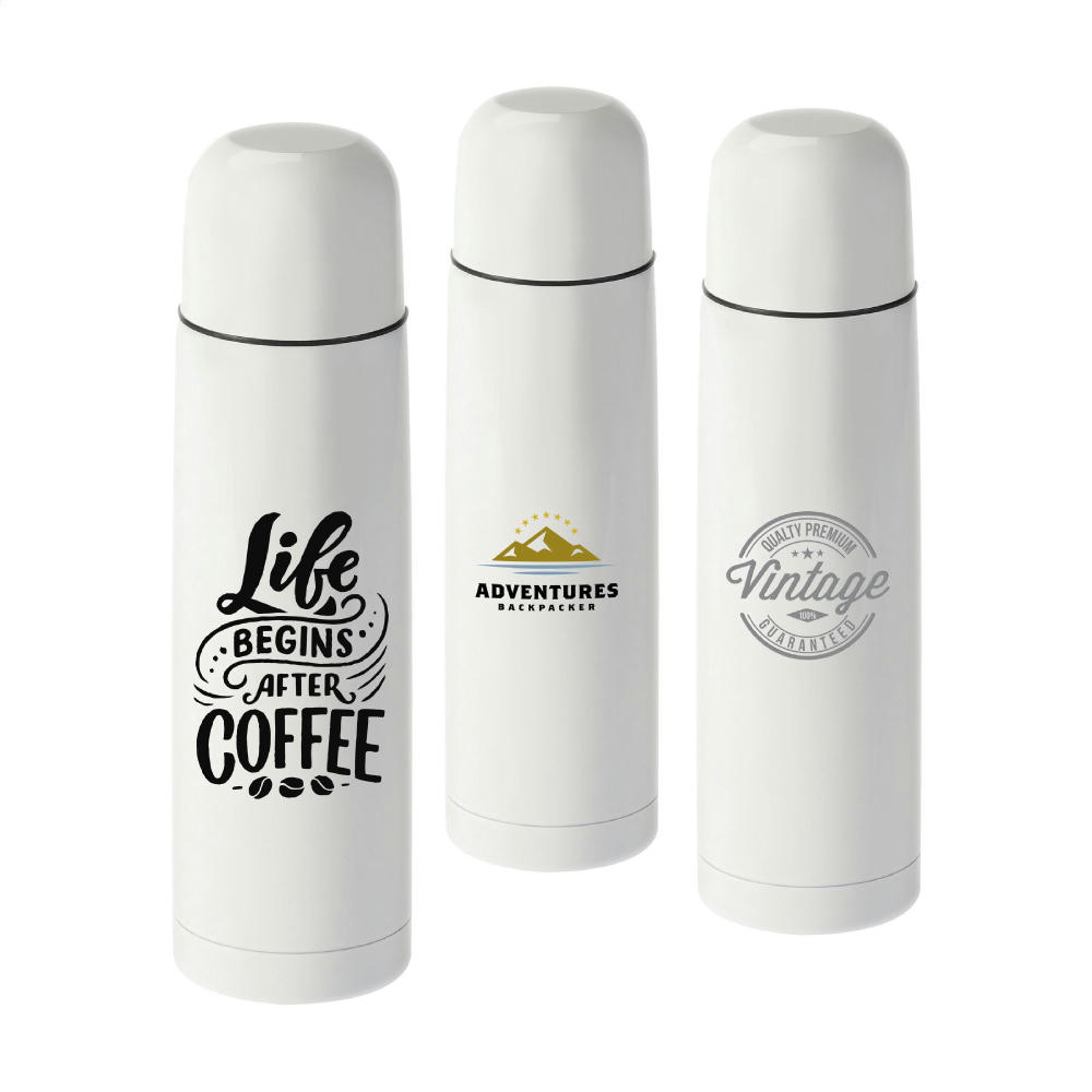 ThermoColour RCS Recycled Steel 500 ml Thermoflasche Werbeartikel